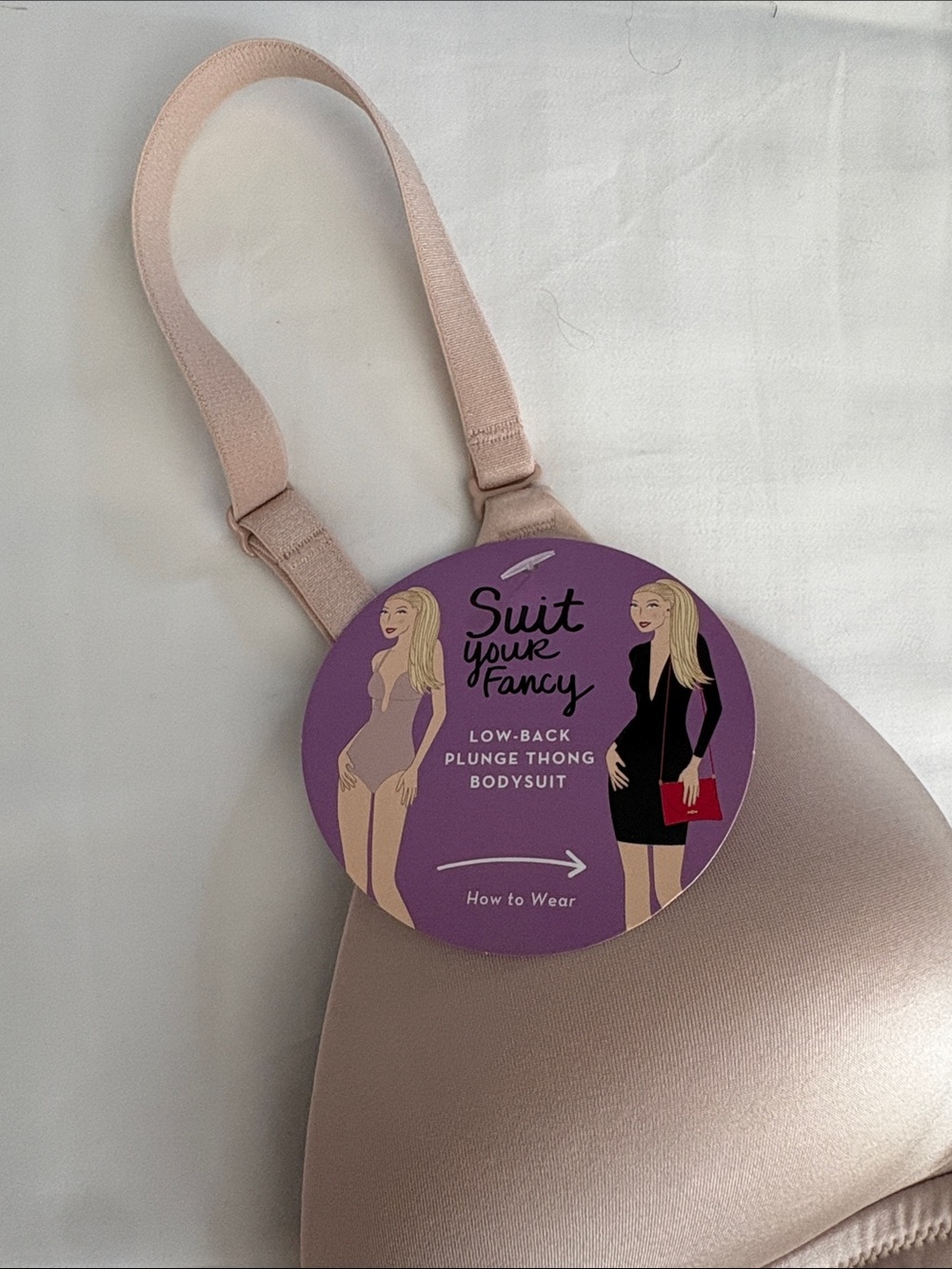 SPANXshape® Suit Your Fancy
Plunge Low-Back Thong Bodysuit - M - Picture 7 of 9